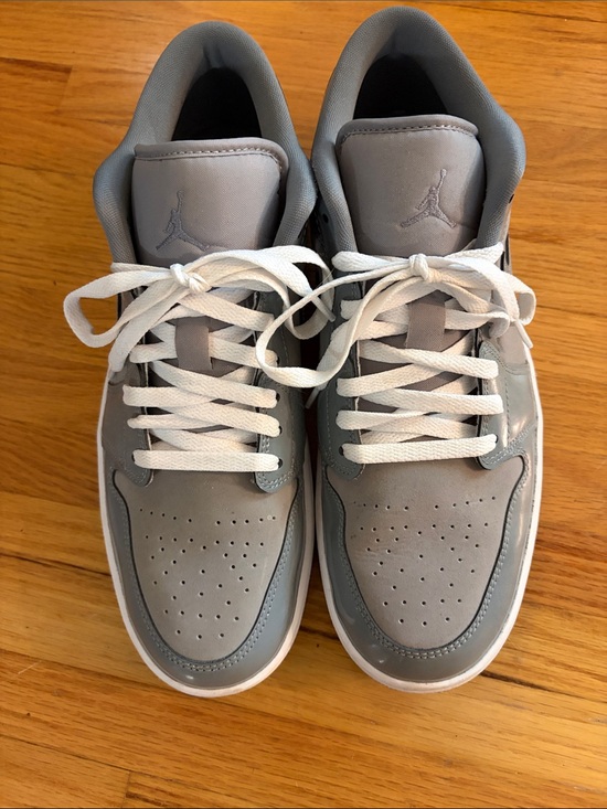 Jordan Other - Jordan Grey and White Low-Top Sneakers